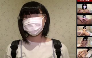 黒髪純朴系18歳を初撮