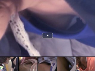 男のロマン偶発的胸チラを堪能