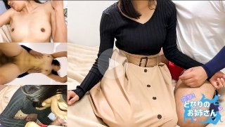 旦那に内緒でエッチ三昧!パイパンマンコに立ちバックで生ハメ中出し&ベットでもう1ラウンドハメ撮り! - 桐子さん(仮)