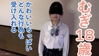 Mugi (18) She's slender and cute with small breasts, but she'll accept anything you do, so when I cum inside her and put a toy in her vagina and leave her alone, she was shaking her hips - Mugi