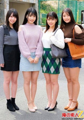 两个素人女孩和一个处女的梦想 3P 后宫 Rina/Sakura/Mikuru/Asuna