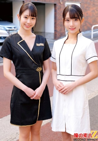活跃的美容师用无手口交挑战nuki的极限！光 (22) 和梅 (24)