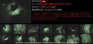 野外盗撮!濃厚に絡み合うカップルたち 3