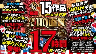 【VRお中元】P-BOX VR厳選 15作品ノーカット収録 60fps HQ画質 17時間超ベスト!!