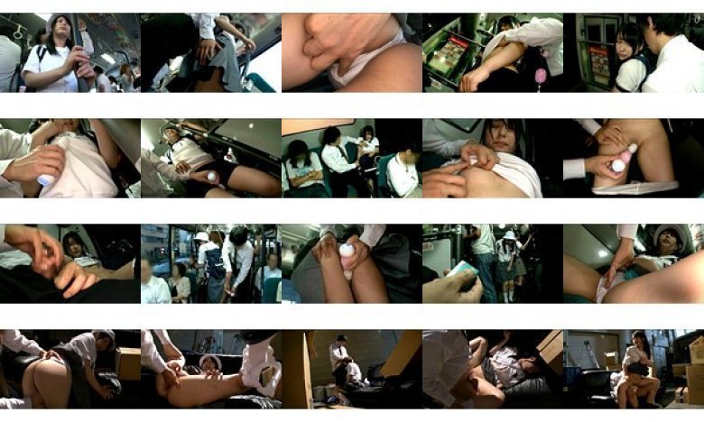 路線バスで見つけたひと際●い●●一貫女子校生を足が震える程に、何度もイカせる:イメージ画像