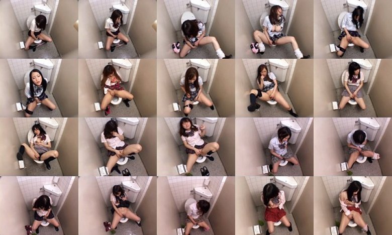 放課後のトイレでオナニーをしてたら気持ち良すぎて漏らしちゃった女子校生 11人:イメージ画像