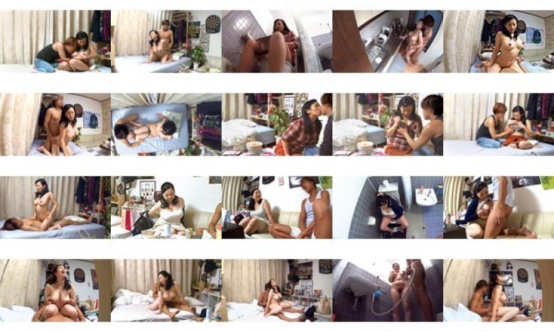 イケメンが熟女を部屋に連れ込んでSEXに持ち込む様子を盗撮した動画。 FANZA限定！先行配信スペシャル！！53:样本图像