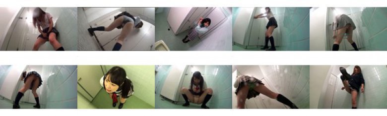 便器目前で我慢出来ずに大量失禁してしまう女子校生 55名240分:イメージ画像