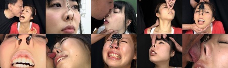 【美鼻限定】可愛い子ちゃんのお鼻がオヤジの臭い口臭・唾液で舐め犯されるビデオ:イメージ画像