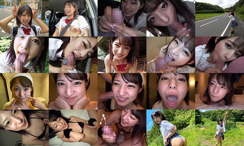 愛嬌精飲 美味しそうにザーメンをごっくんする絶対美少女と露出お散歩:イメージ画像