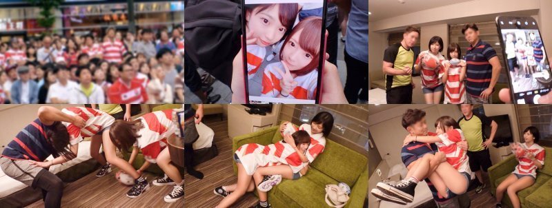 マジ軟派、初撮。 1398 ラグビーワールドカップで盛り上がる新宿で美女2人をホールド!!祝杯ムードからの乱交スクラムでまとめてトライ!!試合より熱いタッチダウンを彼女たちにキメるwww MGS:イメージ画像