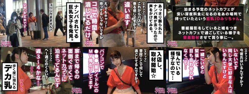 ド迫力悩殺ボディに濃密ぶっかけ！！宿泊費をカラダで支払う19歳Hカップの爆乳JDを捕獲！！素朴な美少女ルックスと卑猥なまでのむっちりボディのギャップがまたエロすぎる！！ MGS:イメージ画像