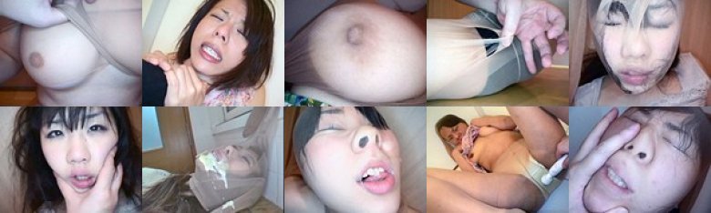 変顔拘束 顔面ストッキング女 02:イメージ画像