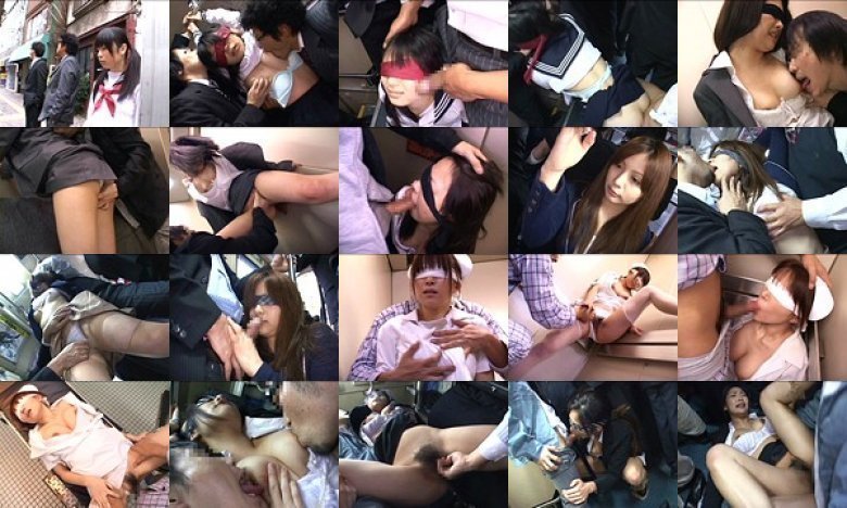 目隠しされ痴漢を拒めず敏感になった女を何度もイカせる:イメージ画像
