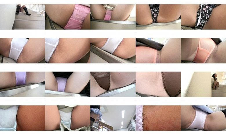 階段もっこり食い込みはみ毛パンチラ:イメージ画像