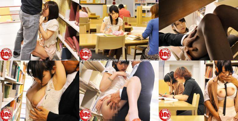 静寂な図書館で感じすぎて声を押し殺すウブ娘:イメージ画像