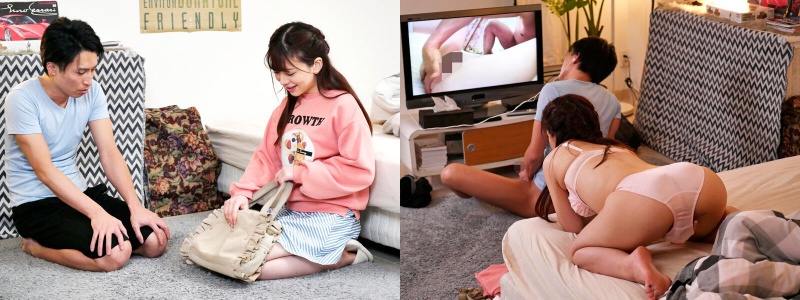 上京して学校近くに一人暮らしの僕の家に泊まりに来るクラス女子がボクのAVを観て勝手に発情!! 有村のぞみ:イメージ画像