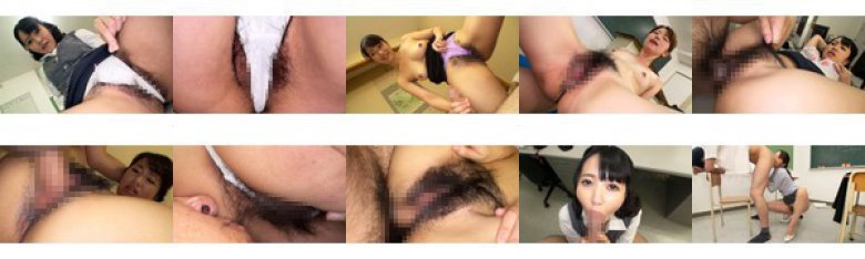 パンティから剛毛マン毛が大量はみ出し!びっくり仰天して目が釘付けになっていたらわざと見せつけ挑発してきたド変態女!!:样本图像