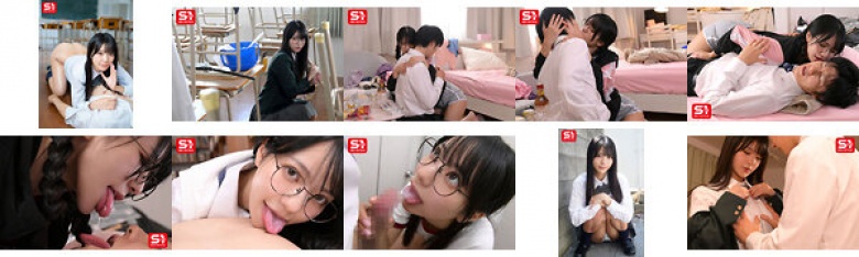 当我和一个外表整洁但有色情幻想的文学女孩单独在一起时……我最终在强烈勃起的情况下与她发生性关系，同时在我耳边低声说脏话。浅野心:样本图像