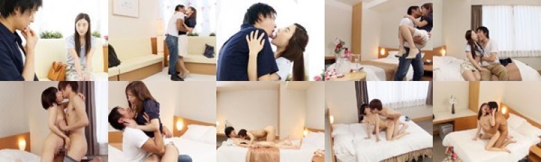 一般男女モニタリングAV 34歳以上の素人奥様限定！年の差があっても男女はキスだけで恋に落ちて初対面の相手とSEXしてしまうのか？惹かれあった2人のキスまみれの完全プライベートSEXを大公開！！人妻×男子大学生編:イメージ画像