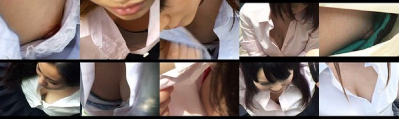 胸チラ 無防備な女子校生:イメージ画像