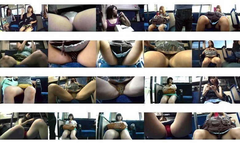 路線バス運転手のパンチラ接写コレクション盗撮:样本图像