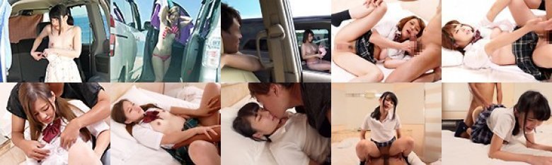 海水浴場の駐車場で「これで見えないっ!」と水着に着替えている無防備な女子校生をたまたま目撃してしまって…:イメージ画像