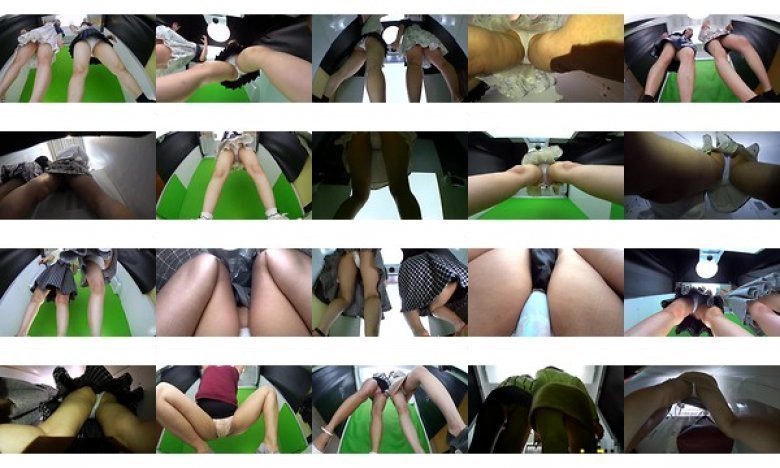 女子校生の私服ミニスカ逆さ撮りプ○クラ:样本图像