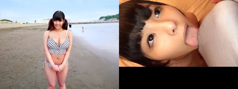 海の家で働く日焼けアト爆乳Hカップ看板娘をM調教 ふうかチャン:イメージ画像