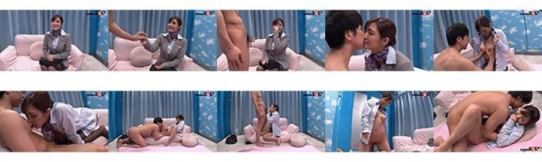 マジックミラー号「童貞くんのオナニーのお手伝いしてくれませんか…」 空港で声を掛けた心優しいCAが童貞くんを赤面筆おろし! みく(26才) 国際線 CA歴4年:イメージ画像