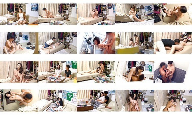 イケメンが熟女を部屋に連れ込んでSEXに持ち込む様子を盗撮した動画。 FANZA限定！先行配信スペシャル！！97:样本图像