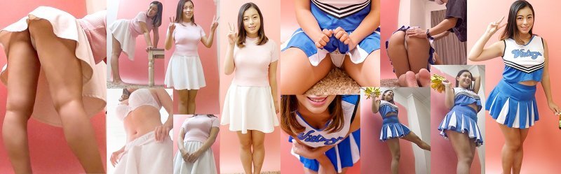素人パンチラ in 自宅で個人撮影会 vol.007 元気いっぱいチアリーダー☆コスチューム☆現役JDモデル ヒカルちゃん:样本图像
