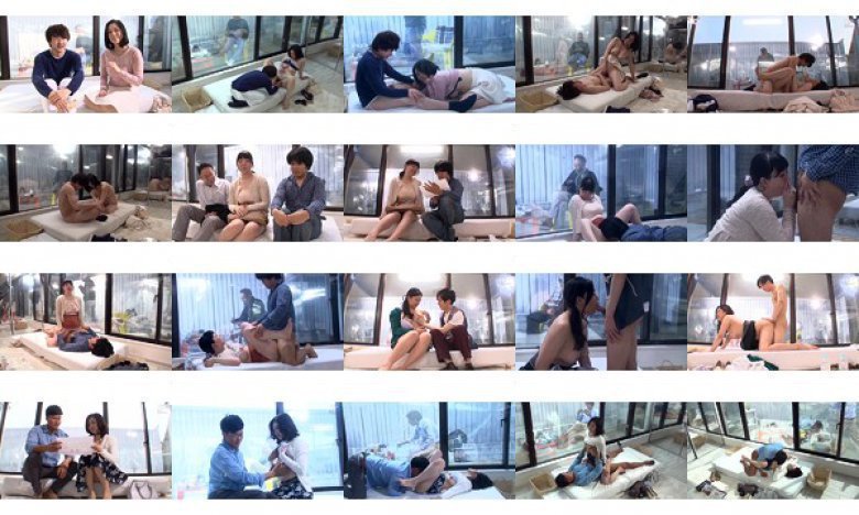 一般男女モニタリングAV 禁断の母子筆おろし近親相姦企画 マジックミラーの向こうには愛する旦那（=お父さん）！心優しい巨乳のお母さんといまだ童貞の息子がSEXの予行練習で素股に挑戦！17年ぶりにふれたおっぱいに童貞ち○ぽは暴発寸前！:样本图像