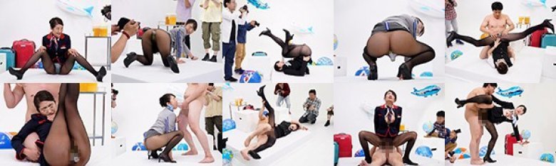 大手航空会社勤務の憧れの美脚キャビンアテンダント限定!「固定バイブモデル」に挑戦!制服撮影会でカメラに向かってハレンチなポーズを要求され濡れだした黒パンスト直履きおま○こにうねりの止まらないバイブを挿入!美貌・知性・品格溢れるCAが大勢の男性の前に放置… 2:イメージ画像