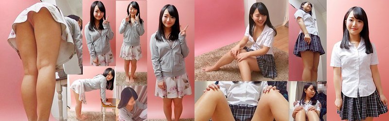素人パンチラ in 自宅で個人撮影会 vol.013 夏の女子制服モデル 素人女子校生モデル あきちゃん:イメージ画像