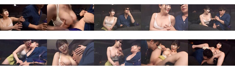 在拥挤的电影院里，一个丰满的美女偷偷靠近我，用她的巨乳诱惑我，然后玩弄我的鸡鸡，以免我在放映时被抓住！ “嘘……请安静。这对其他顾客来说是一种滋扰。” #03 三木酱:样本图像