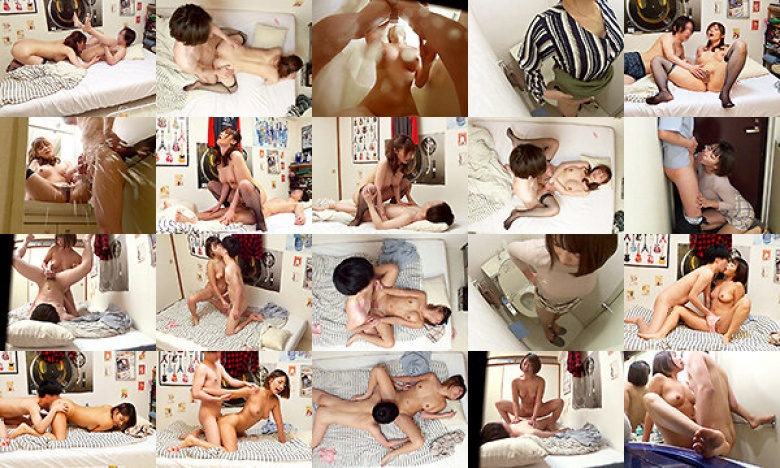 熟女連れ込み！ 他人棒と遊ぶ人妻 盗撮ドキュメントのすべて34 ～禁断SEX！甥っ子で性的欲求を満たす変態叔母～ 光香さん・Gカップ・38歳・身長180cm！甥のイカ臭い肉棒に興奮する叔母 実花さん・Gカップ・32歳・若い甥っ子の男性器をしゃぶる欲求不満な叔母:イメージ画像