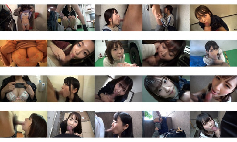 どこでもフェラ！2 37人の素人娘の露出フェラ 5時間:イメージ画像