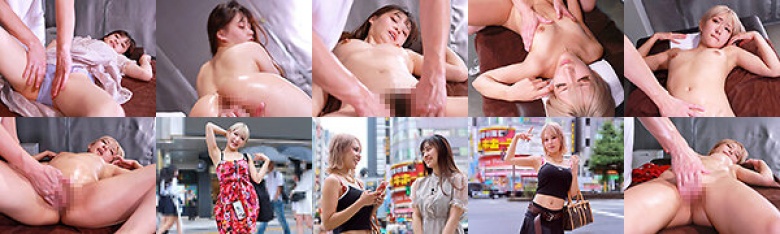 イケてる金髪ギャルのショップ店員を性感マッサージでとことんイカせてみた:イメージ画像