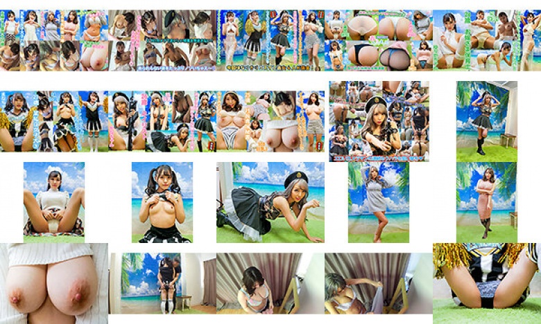 素人パンチラ in 自宅で個人撮影会 vol.066【チラリズム新生活応援】春霞フェロモン漂う玉の肌♪精力みなぎるエロイースター祭!! コスプレ美女4セット:イメージ画像
