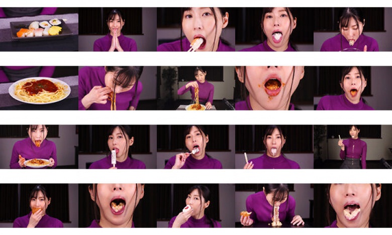 咀嚼口内くちゃとろフェラ 藤咲紫:イメージ画像