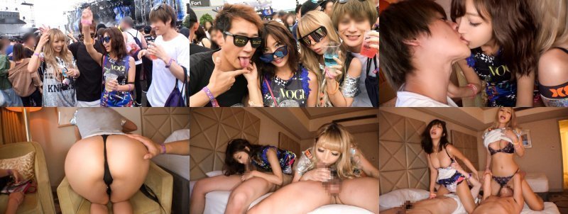 【パリピフェスでパリピギャルGET!】平成最後のU〇TRA JAPANでボルテージ最高潮のエロ美女2人組を即日ホテルへお待ち帰り!テンションアゲアゲ↑↑な4P乱交フェスへと展開!一体感最高のイキ尽きるまでセックス! MGS:イメージ画像