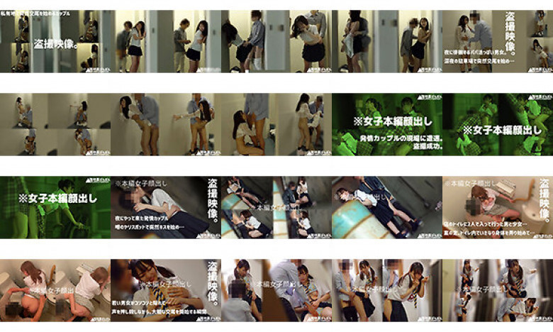 【流出映像】変態カップル 公然SEX盗撮 250分 屋外変態露出、愛撫、フェラ、腰振り交尾…これがアマチュアカップルの隠れSEXのリアル:イメージ画像