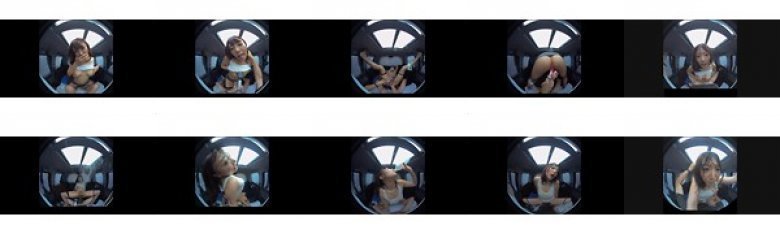 【VR】VR真夏の炎天下の狭い車内で汗だくになって肉食系カーセックスしまくりました 浜崎真緒:イメージ画像