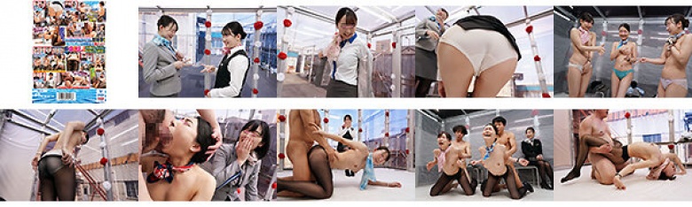 顔出しMM号 美人キャビンアテンダント限定 ザ・マジックミラー 勝てば100万円！負ければ即ハメ！航空会社対抗中出し野球拳！高嶺の花のCAオマ○コに何度イってもやめないデカチン追撃ピストンで連続中出し！:イメージ画像