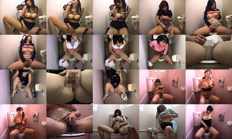 某都市雑居ビルトイレ潜入オナニー盗撮:イメージ画像