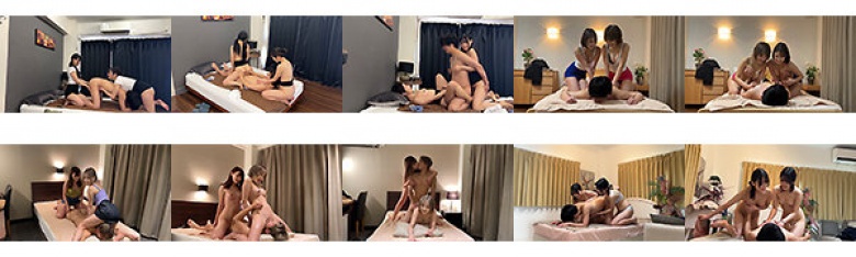 芸能人レベルの嬢が在籍する最高級メンズエステ盗撮映像。W凄テク＆W密着囁き、男性の心身をくすぐる容赦ない誘惑、そして極めつけの裏オププレイ。超贅沢に2人がかりで中出しまで導いてくれる神セラピストの実態を激撮。:イメージ画像
