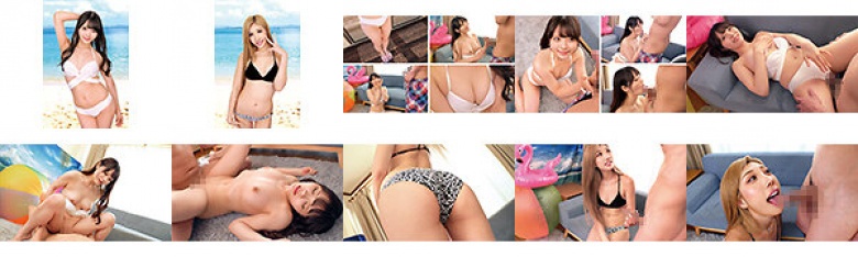 夏だ//海だ//水着ギャルだ//湘南ビーチのビキニが眩しい素人お嬢さん！童貞君のオナニーのお手伝いしてくれませんか？れいはな:イメージ画像