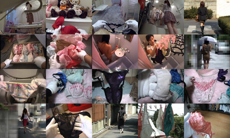 下着窃盗女性宅侵入撮 一人暮らし学生編:イメージ画像