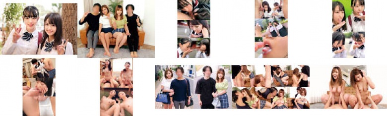 田舎からやって来た修学旅行生に東京観光ごっくんデート 精子を口に入れたままドキドキ散歩 周りに気づかれないようにごっくん かのんちゃん＆まどかちゃん ラブラブカップル同士が互いのパートナーを交換するスワッピングゲームに挑戦！！相手の彼女＆彼氏をより多く…:イメージ画像